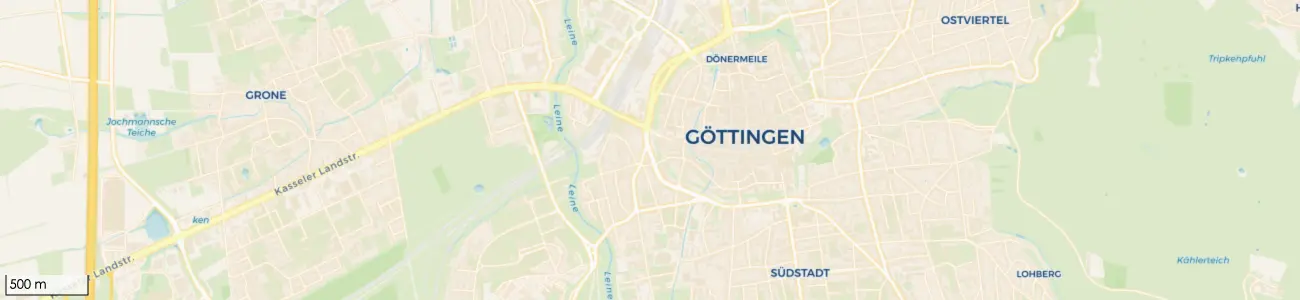 Göttingen Karte