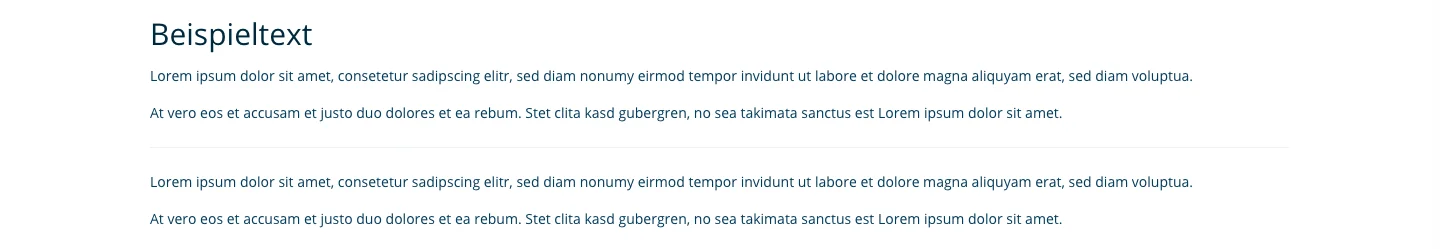 TYPO3 RTE Rich Text Editor Horizontal Line Frontend