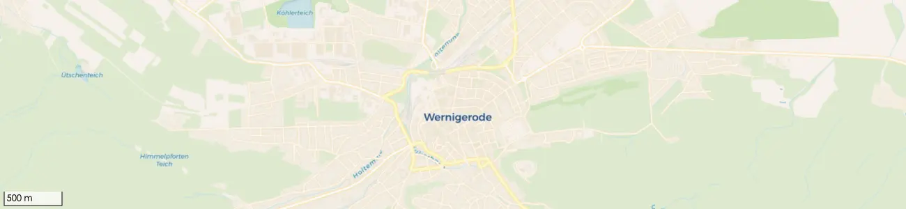 Wernigerode Map