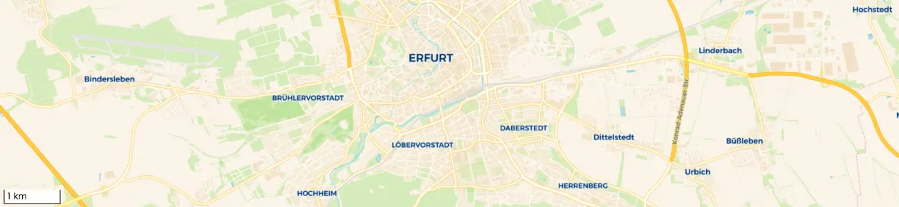 Erfurt Map